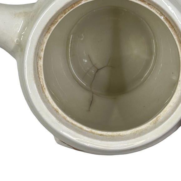 Porcelier Vitreous Teapot Raised Hearth Artwork Complete Tiered Tea Kettle - Picture 4 of 12